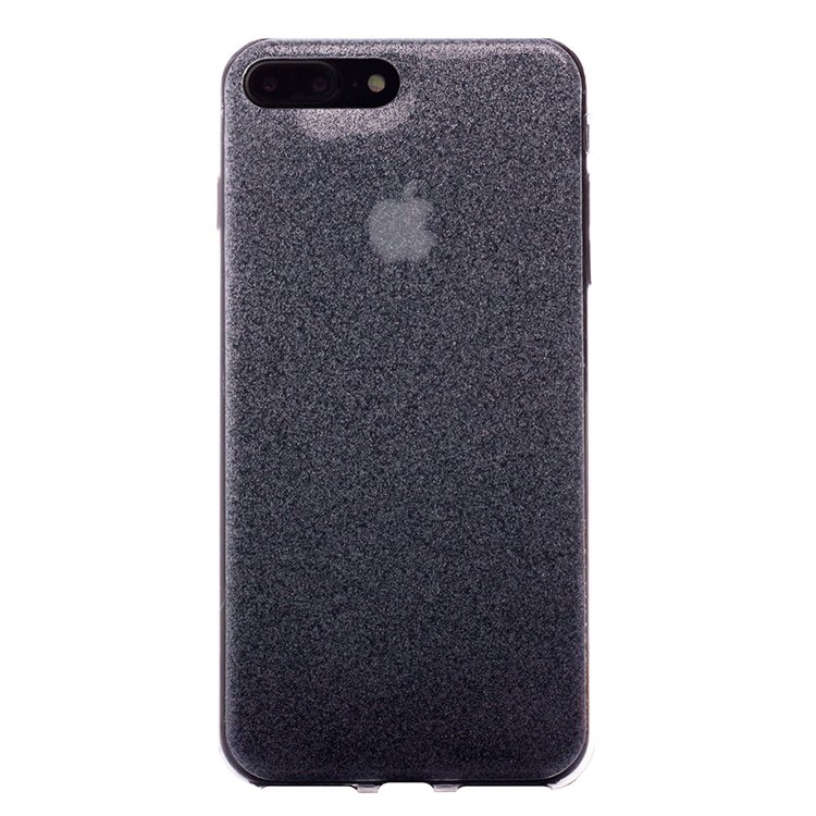 

Чехол-накладка Glamour для смартфона Apple iPhone 7 Plus/8 Plus, силикон, прозрачный/серебристый (64553)