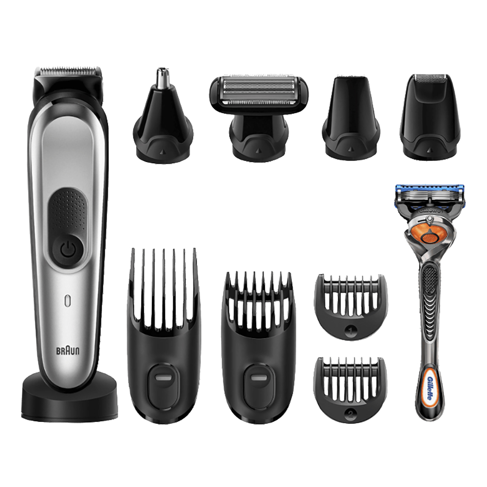 

Триммер Braun MGK7220, режимов 13, насадок 8, серебристый (1431660), MGK7220
