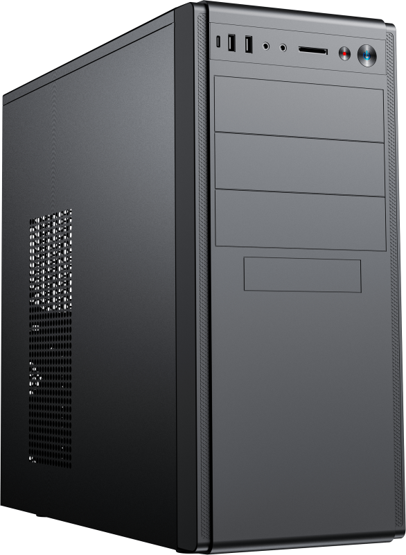 

Корпус Foxline FL-886, ATX, Midi-Tower, 2xUSB 3.0, черный, без БП (FL-886-U32), FL-886