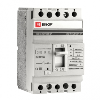 Выключатель нагрузки 3P 250A, EKF PROxima BH-99 (sl99-250-250)