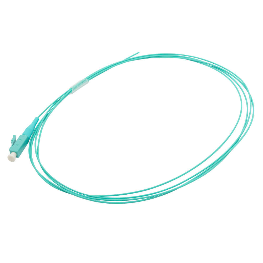 Пигтейл LANMASTER, LC/PC, многомодовый, 50/125, OM3, одинарный, 1.5м, голубой (LAN-PIG-LC/OM3-1.5)