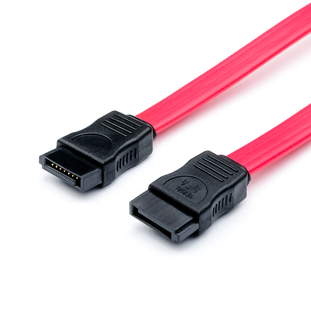 

Шлейф ATCOM SATA-SATA, прямой, 50 см, красный (AT3797)