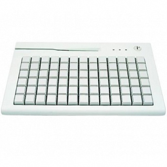Программируемая клавиатура Heng Yu S78A, MSR, ключ защиты на 6 позиций, USB, белый (S78A-MU-1415)