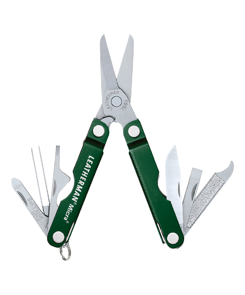 

Мультитул ножницы 10 в 1, зеленый, LEATHERMAN MICRA (64350181N), MICRA