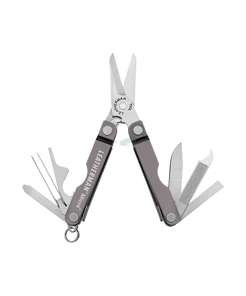 Мультитул ножницы 10 в 1, серый, LEATHERMAN MICRA (64380181N)