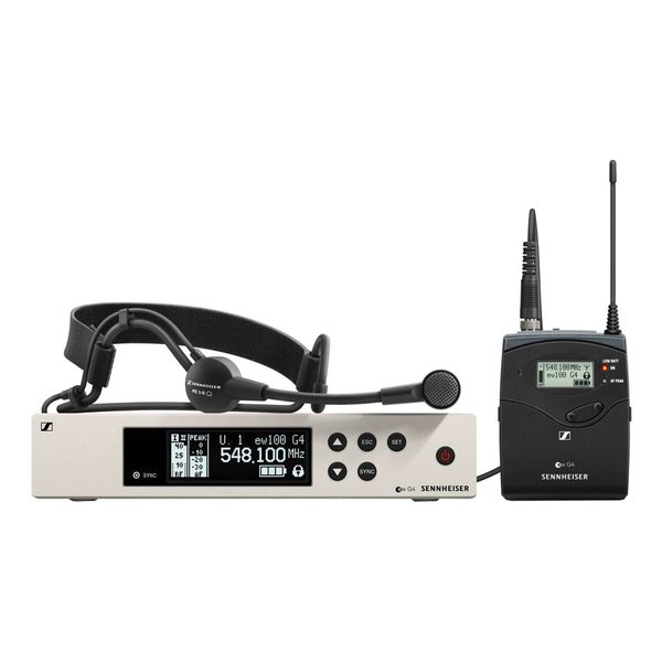

Радиосистема Sennheiser EW 100 G4-ME3-A, беспроводной, Jack 6.3mm, XLR, 2xBNC, один микрофон, черный (507518), EW 100 G4-ME3-A