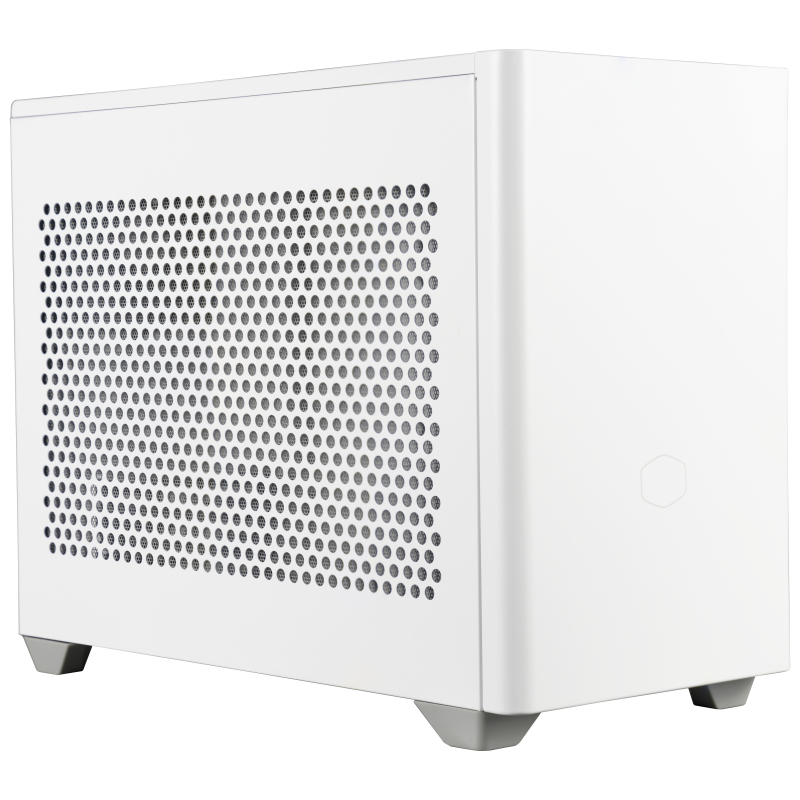 

Корпус COOLERMASTER MasterBox NR200, mini-ITX, Micro-Tower, 2xUSB 3.0, белый, Без БП (MCB-NR200-WNNN-S00), MasterBox NR200