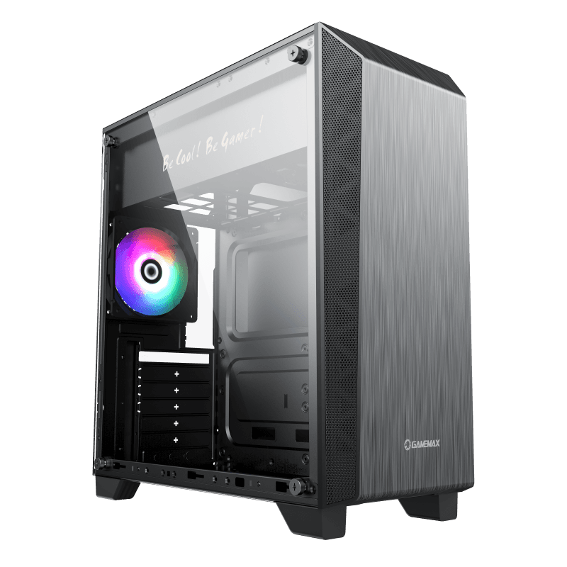 

Корпус GameMax Nova N5, ATX, Midi-Tower, USB 3.0, черный, Без БП, Nova N5