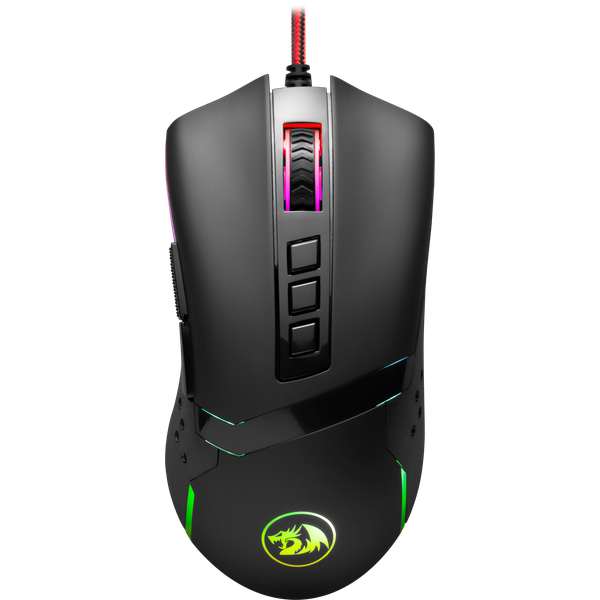 

Мышь проводная Redragon Octopus, 10000dpi, оптическая светодиодная, USB, черный (78279), Octopus