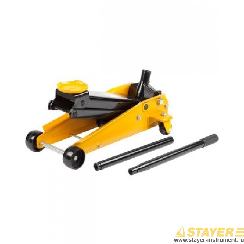 Домкрат STAYER Professional 43150-3, подкатной гидравлический, 3т, 130мм-500мм (43150-3)