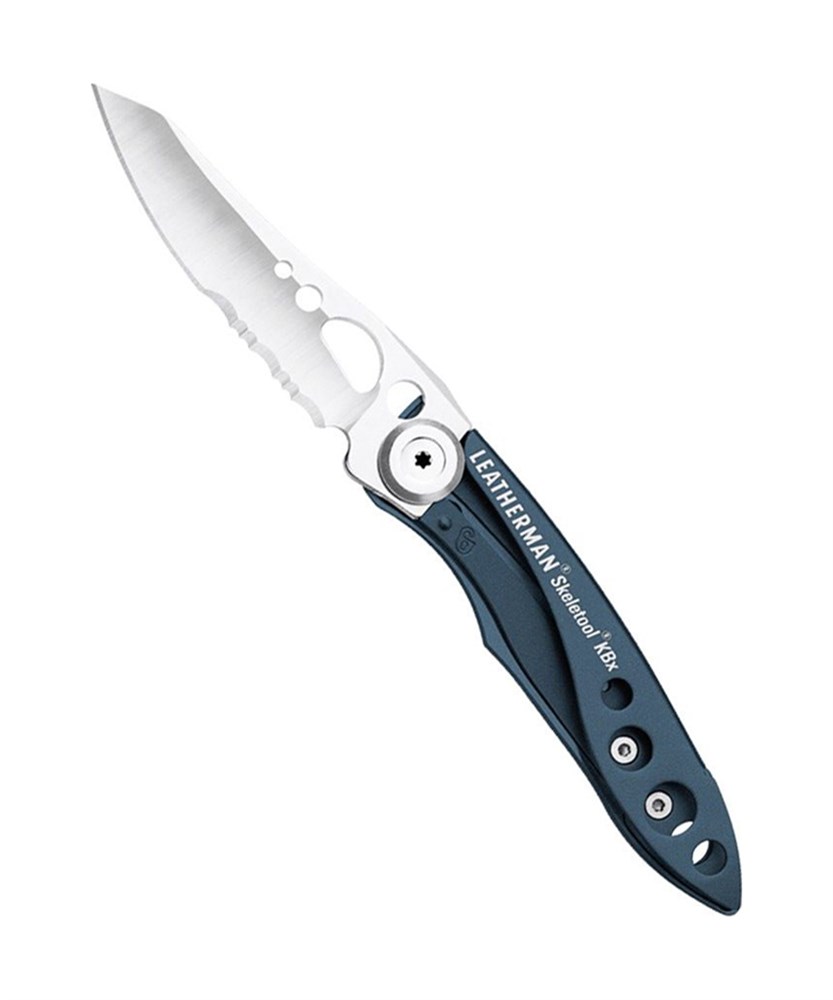 Нож 2 в 1, синий, LEATHERMAN Skeletool KBX (832383)