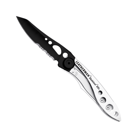 Нож 2 в 1, черный/серебристый, LEATHERMAN Skeletool KBX (832619)