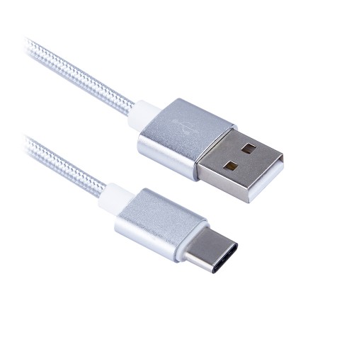 

Кабель USB 2.0(Am)-Type-C, 2м, серебристый BLAST BMC-421 (40064), BMC-421