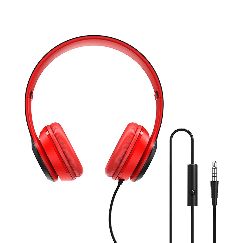 

Проводные наушники Borofone BO5 Star sound, jack 3.5 мм, красный (6931474709929), BO5 Star sound