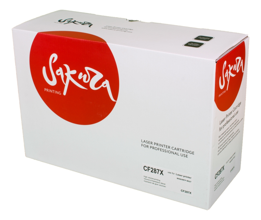 

Картридж лазерный Sakura SACF287X (87X/CF287X), черный, 18000 страниц, совместимый для LJ M506dn, M506x, M527c,M527dn, M527, M501n
