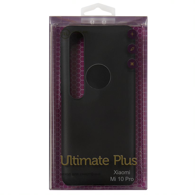 

Чехол-накладка Red Line Ultimate plus для смартфона Xiaomi Mi 10 Pro, черный (УТ000023391)