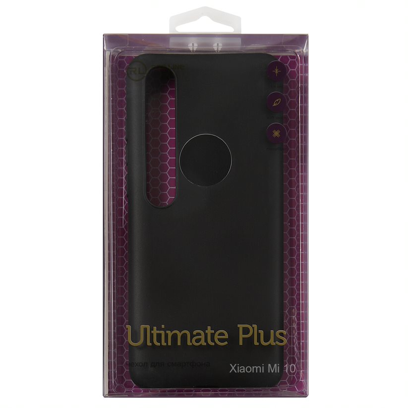 

Чехол-накладка Red Line Ultimate plus для смартфона Xiaomi Mi 10, черный (УТ000023389)