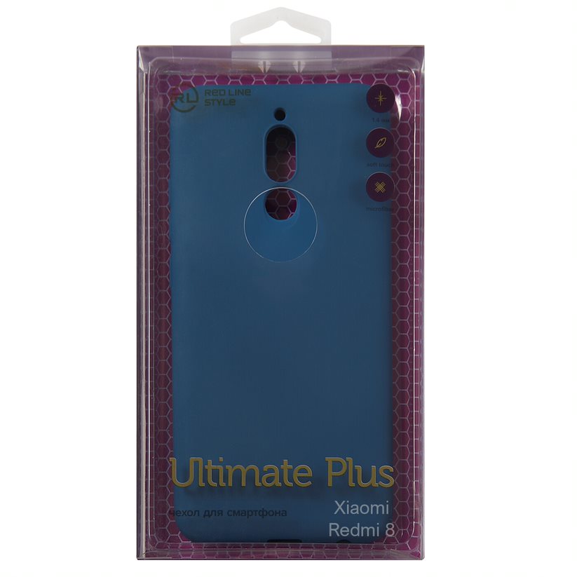 

Чехол-накладка Red Line Ultimate plus для смартфона Xiaomi Redmi 8, синий (УТ000023396)