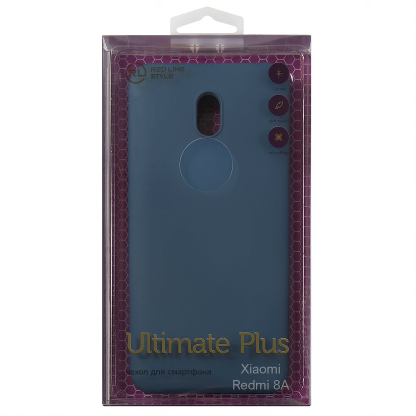 

Чехол-накладка Red Line Ultimate plus для смартфона Xiaomi Redmi 8A, синий (УТ000023398)