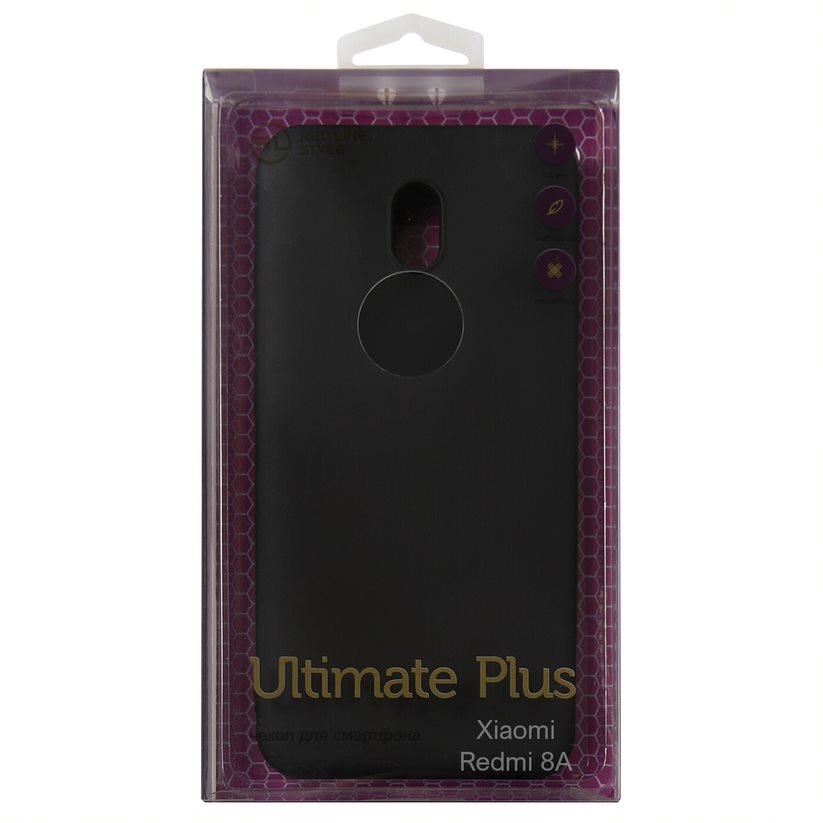 

Чехол-накладка Red Line Ultimate plus для смартфона Xiaomi Redmi 8A, черный (УТ000023399)