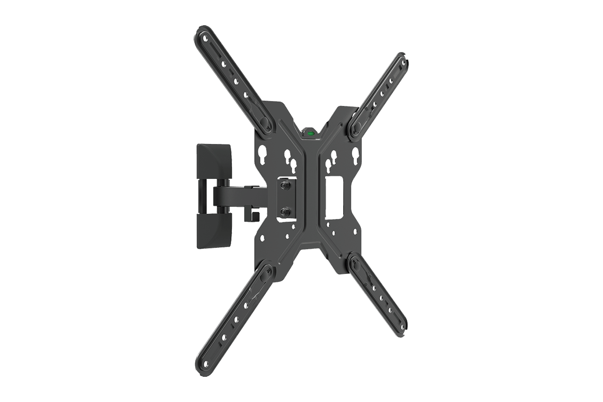 

Кронштейн настенный для TV/монитора Harper TVK-1755, 17"-55", VESA 75x75мм-400x400мм, наклонный, поворотный, до 30 кг, черный, TVK-1755