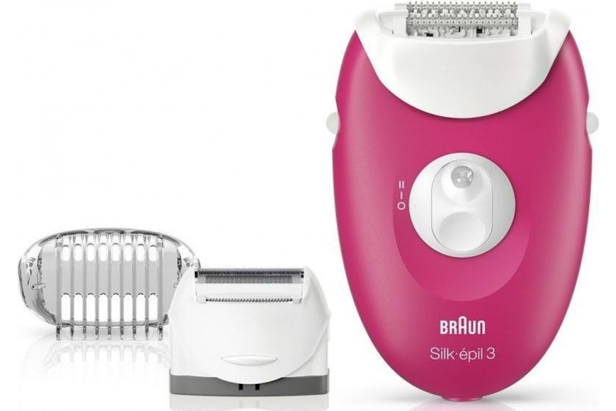 

Эпилятор Braun SE 3273, белый/розовый (1460755), SE 3273