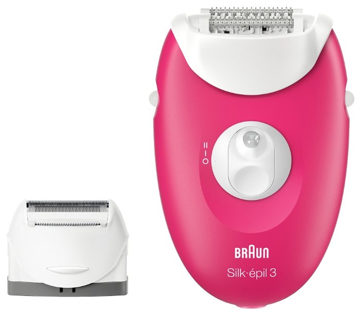 

Эпилятор Braun SE3410 , розовый/белый (SE3410 ), SE3410