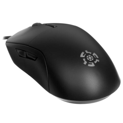 

Мышь проводная Qumo UFO M77, 2400dpi, оптическая светодиодная, USB, черный, UFO M77