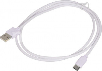 

Кабель USB 2.0(Am)-Type-C, 2A, 1м, белый (1164509), 0