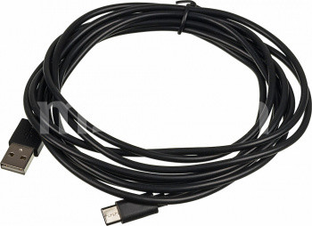 

Кабель USB 2.0(Am)-Type-C, 2A, 3м, черный (1164508), 0