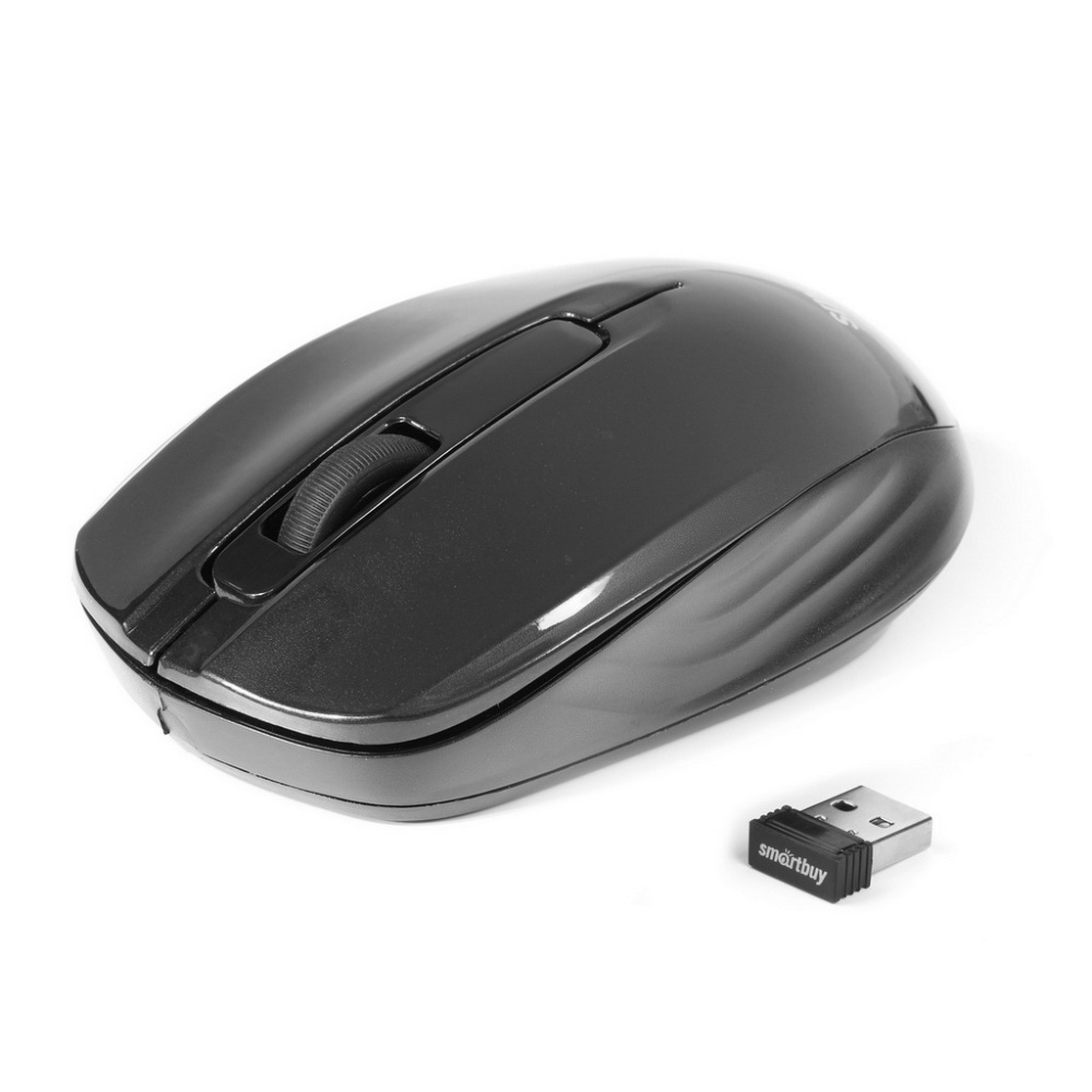 

Мышь беспроводная SmartBuy SBM-332AG-K, 1000dpi, оптическая светодиодная, USB, черный, SBM-332AG-K