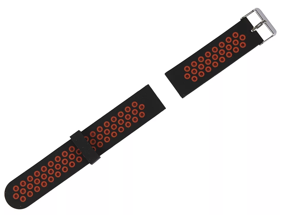 Ремешок Red Line для Xiaomi Amazfit GTR, черный/красный