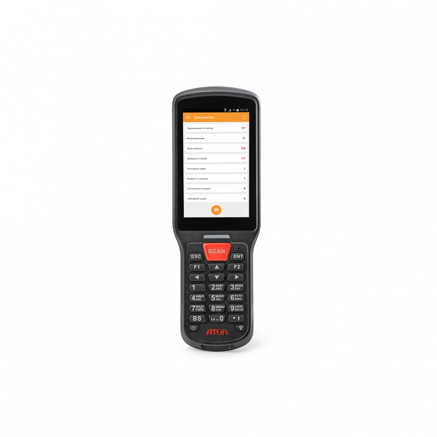 

Терминал сбора данных (ТСД) Атол Smart.Lite Area Image, 2D, 4x1.3 ГГц, 2Gb, 16Gb, Android 7.0, 4", 480x800, USB, Wi-Fi 802.11 b/g/n, BT, 5.2 А·ч (47662), Черный, Smart.Lite