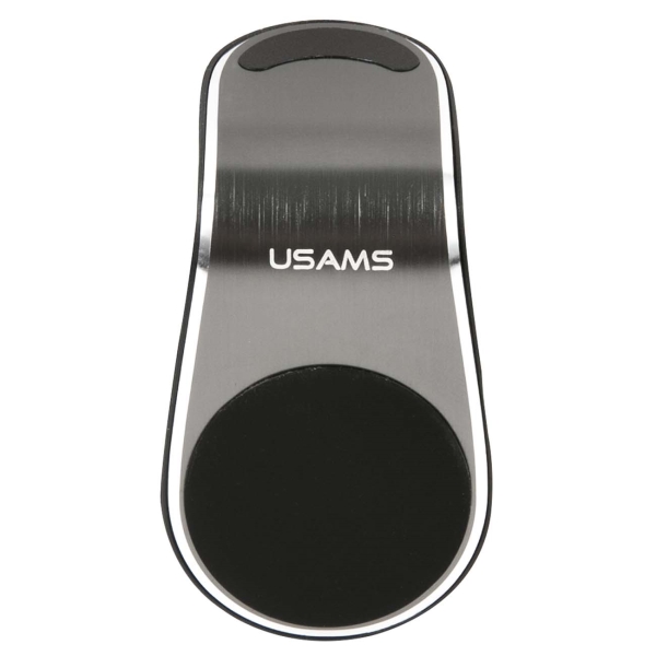 Держатель автомобильный USAMS US-ZJ046, магнитный универсальный зажим в воздуховод, черный