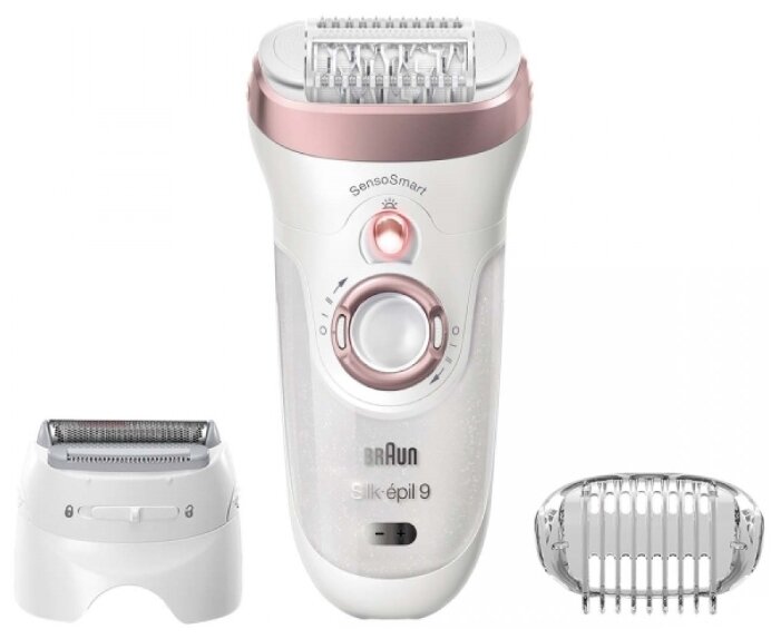 

Эпилятор Braun Silk-epil 9 SensoSmart 9-720, белый (1474359), Silk-epil 9 SensoSmart 9-720