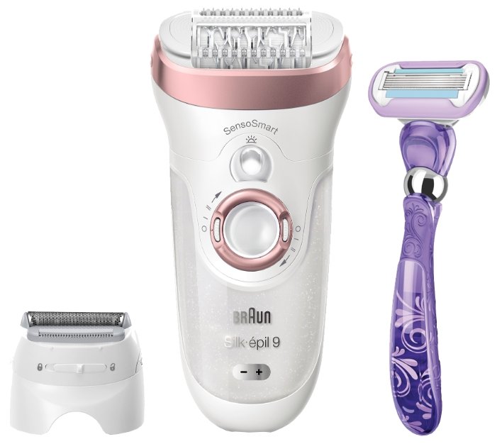 

Эпилятор Braun Silk-epil 9 SensoSmart 9-870, белый/медный (81646966), Silk-epil 9 SensoSmart 9-870