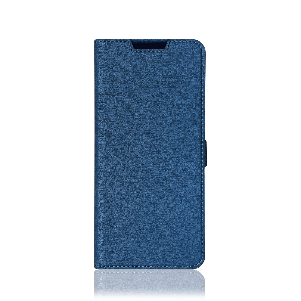 

Чехол-книжка DF с флипом для смартфона Samsung Galaxy A02s, искусственная кожа, полиуретан, синий (DF sFlip-76)
