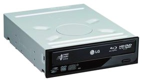 Привод Blu-Ray LG BH08LS20 BDx8, HDx3, DVDx16, SATA, черный, Retail