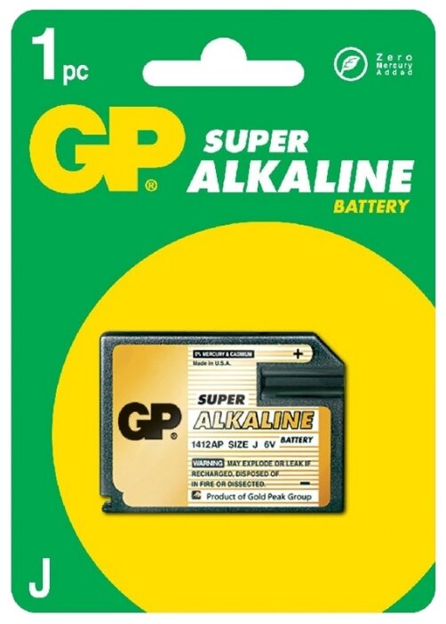 

Батарея GP 1412AP-2CR1, 4LR61, 6V, 1шт