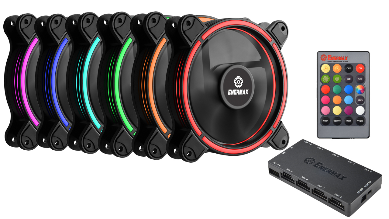 

Набор из 6 вентиляторов Enermax UCTBRGB12-BP6, 120мм, 1500rpm, 22 дБ, 6-pin, 6, ARGB (UCTBRGB12-BP6), UCTBRGB12-BP6