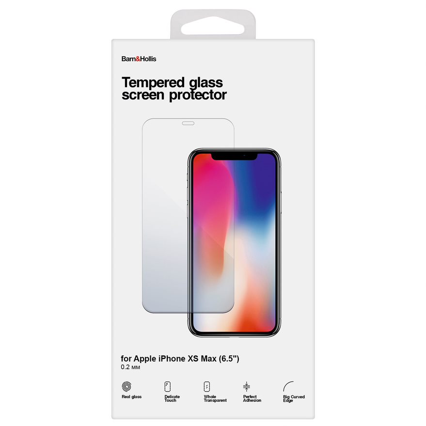 

Защитное стекло Barn&Hollis для экрана смартфона Apple iPhone XS Max (УТ000021468)