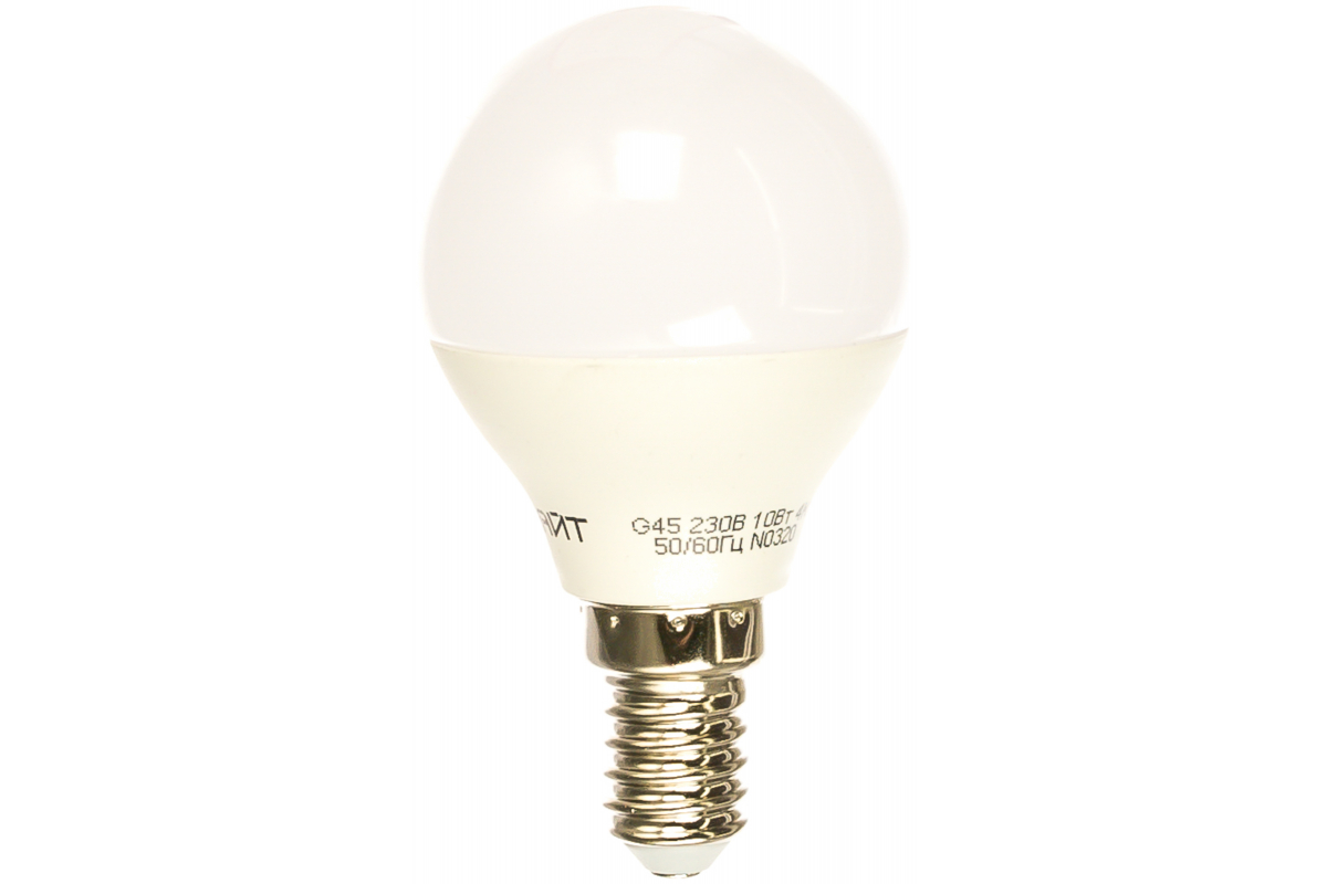 Лампа светодиодная E14 шар/G45, 6Вт, 6500K / холодный свет, 480лм, ОНЛАЙТ OLL-G45-6-230-6.5K-E14 (61136) - фото 1