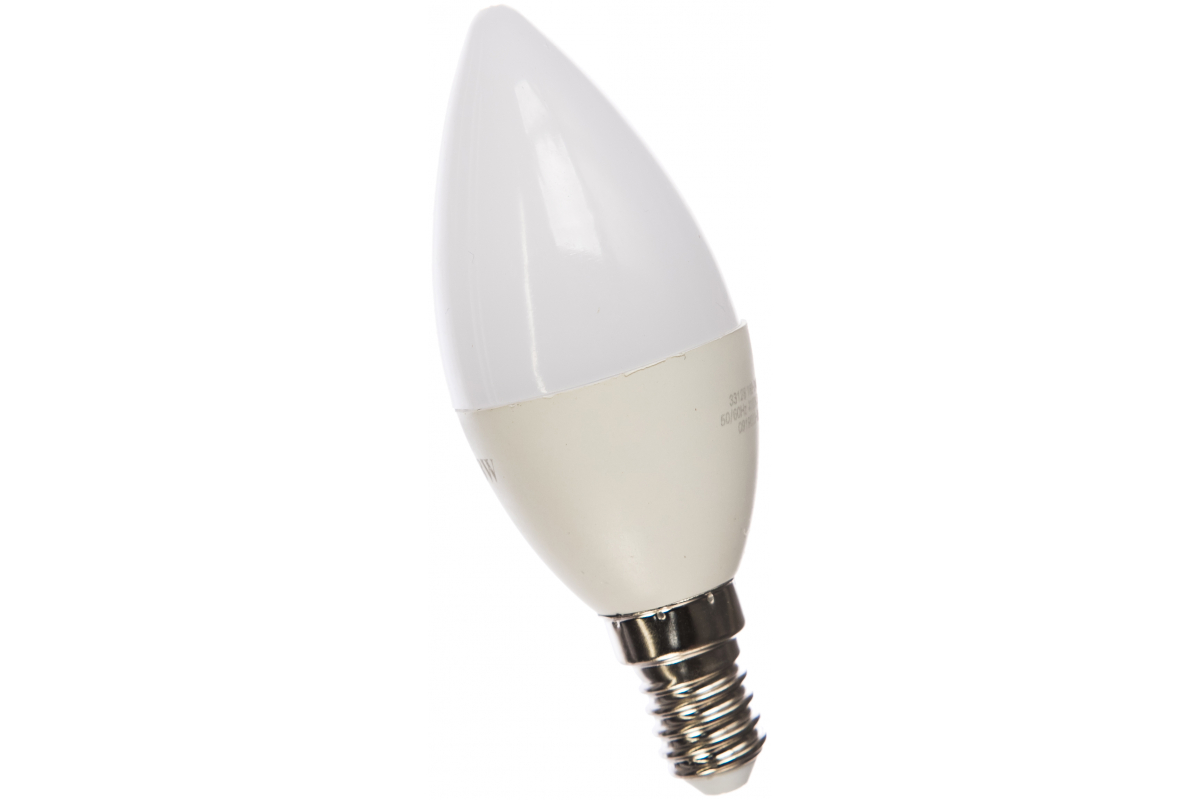 Лампа накаливания E14 свеча/С37, 10Вт, 750лм, ОНЛАЙТ OLL-C37 (82915) - фото 1