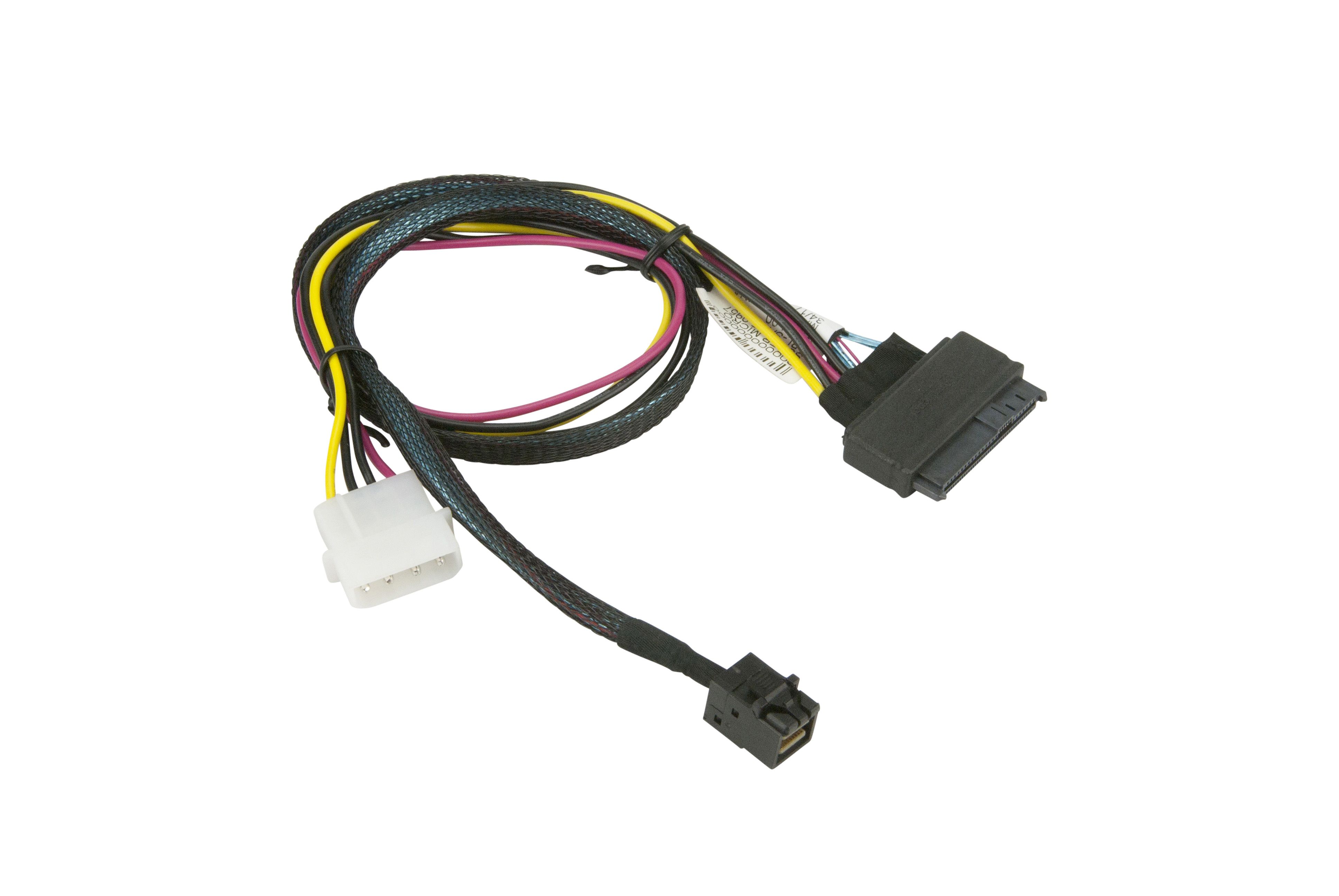 

Кабель SuperMicro, SFF-8643 (mini SAS HD) - SFF-8639 (U.2), для NVMe SSD, 55см (CBL-SAST-0957)