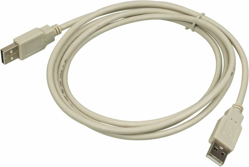 

Кабель USB AM/AM 1.8m, Черный