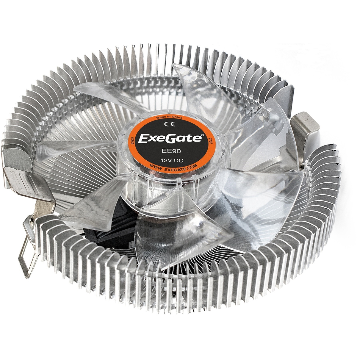

Кулер для процессора Exegate EE90 для Socket 775/115x/1200/AM2/AM2+/AM3/AM3+/FM1/AM4/FM2/FM2+, 90 мм, 2200rpm, 22 дБА, 75 Вт, 3-pin, Al (EX286149RUS), EE90