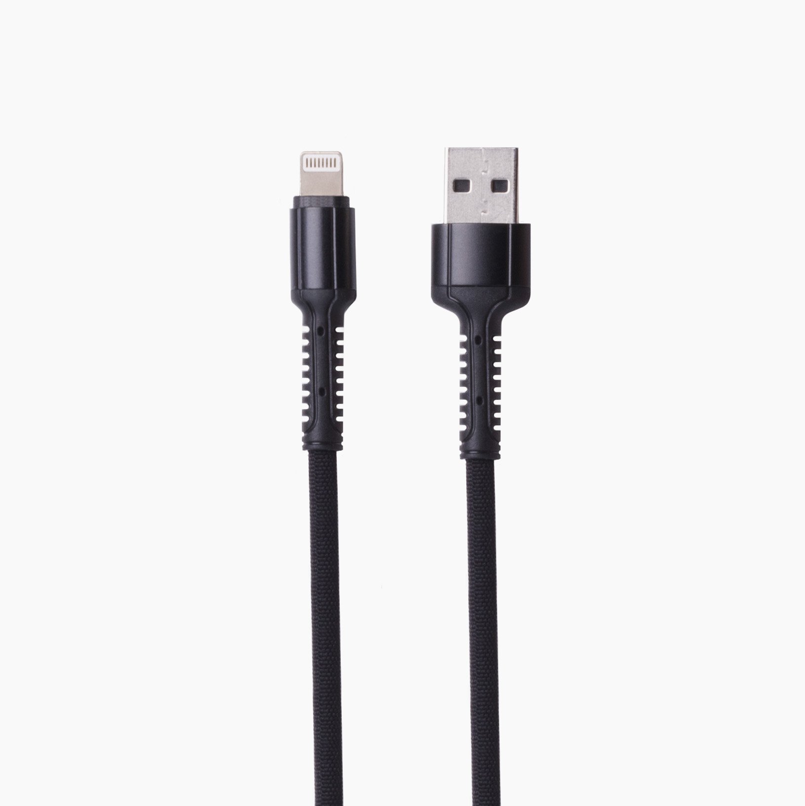 Кабель USB 2.0(Am)-Lightning 8-pin(m), 1м, черный Kurato RORI L500 (110223)