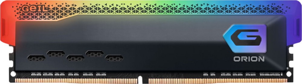 

Память DDR4 DIMM 16Gb, 3200MHz, CL16, 1.35 В, Geil, ORION RGB GRAY (GOSG416GB3200C16BSC), GOSG416GB3200C16BSC