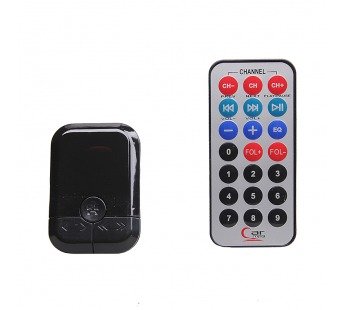 

FM-трансмиттер NoName M-755 , USB, AUX, microSD, ПДУ, Black, M-755