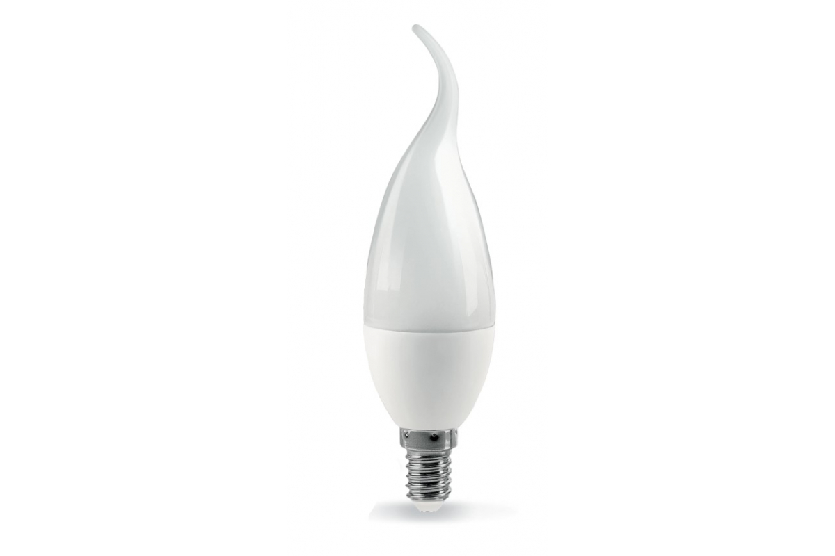 Лампа светодиодная E14 свеча на ветру/CA37, 11Вт, 4000K / белый, 990лм, IN HOME VC (4690612030470) - фото 1